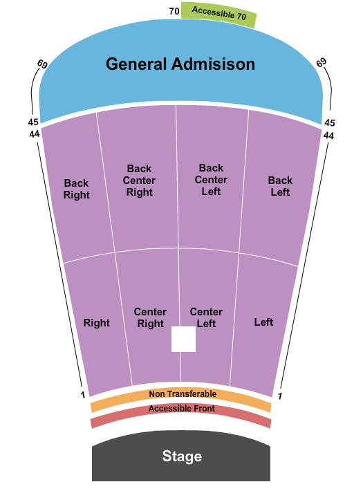 Red Rocks Amphitheatre Arcade Fire Seating Chart